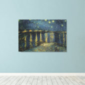 Vincent van Gogh | Starry Night Over the Rhone キャンバスプリント (インサイチュ (ウッドフロア))