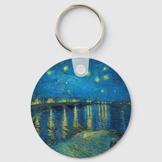 Vincent Van Gogh Starry Night Over the Rhone キーホルダー (正面)