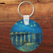 Vincent Van Gogh Starry Night Over the Rhone キーホルダー (正面)