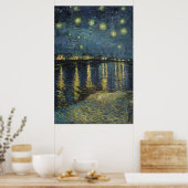 Vincent van Gogh | Starry Night Over the Rhone ポスター (キッチン)