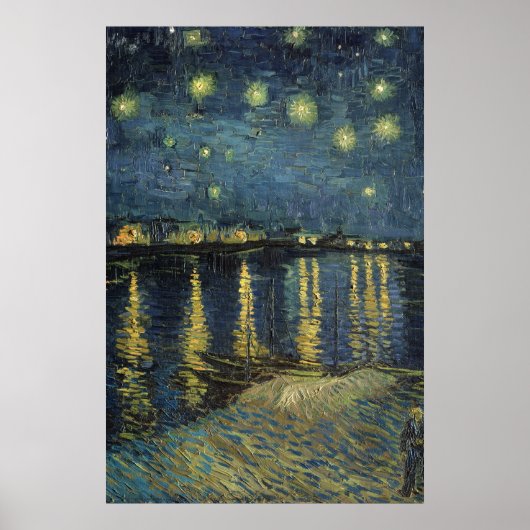 Vincent van Gogh | Starry Night Over the Rhone ポスター (正面)