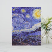 Vincent Van Gogh Starry Night Scrapbook Paper (スタンド正面)