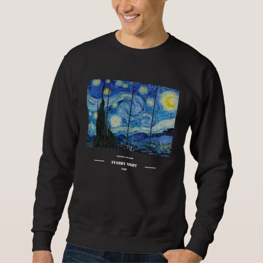 Vincent Van Gogh Starry Night Sweatshirt  スウェットシャツ (正面)