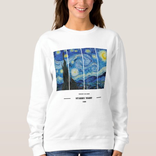 Vincent Van Gogh Starry Night Sweatshirt  スウェットシャツ (正面)