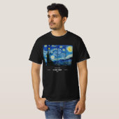 Vincent Van Gogh Starry Night T-Shirt Tシャツ (正面フル)