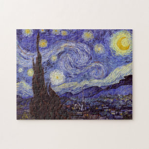 Vincent Van Gogh Starry Night Vintage Fine Art ジグソーパズル