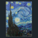Vincent Van Gogh Starry Night Vintage Fine Art ノートブック<br><div class="desc">Vincent Van Gogh Starry Night Vintage Fine Art Notebook</div>
