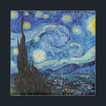 Vincent Van Gogh Starry Night Vintage Fine Art マグネット<br><div class="desc">Vincent Van Gogh Starry Night Vintage Fine Art Magnet</div>