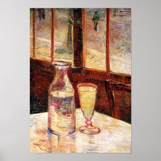 Vincent Van Gogh - Still Life with Absinthe ポスター (正面)