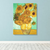 Vincent van Gogh | Sunflowers, 1888 キャンバスプリント (インサイチュ (ウッドフロア))