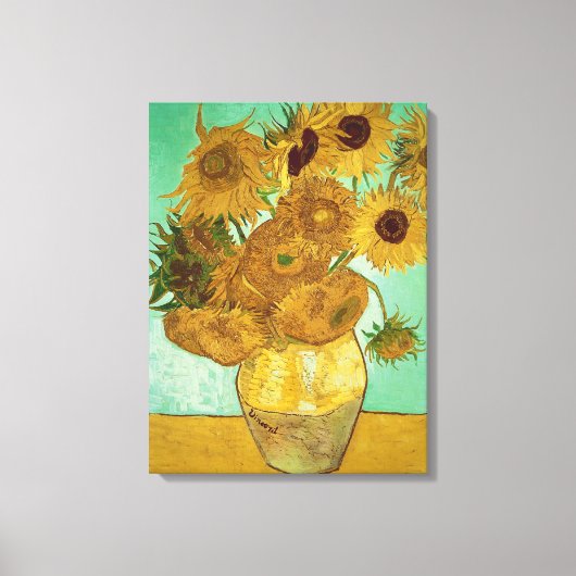 Vincent van Gogh | Sunflowers, 1888 キャンバスプリント (正面)