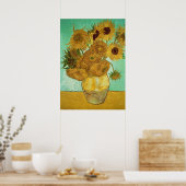 Vincent van Gogh | Sunflowers, 1888 ポスター (キッチン)