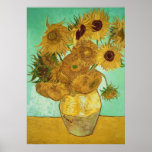 Vincent van Gogh | Sunflowers, 1888 ポスター<br><div class="desc">Sunflowers,  1888 | by Vincent van Gogh | Art Location: Neue Pinakothek,  Munich,  Germany | Dutch Artist | Image Collection Number: BAL20294</div>