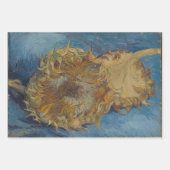Vincent Van Gogh -  Sunflowers Selection ラッピングペーパーシート (正面)