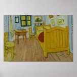 Vincent van Gogh - The Bedroom ポスター<br><div class="desc">The Bedroom by Vincent van Gogh, 1888. Vincent van Gogh was a Dutch Post-Impressionist painter who is among the most famous and influential figures in the history of Western art. In just over a decade he created approximately 2100 artworks, including around 860 oil paintings, most of them in the last...</div>