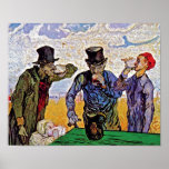 Vincent Van Gogh - The Drinkers - Fine Art ポスター<br><div class="desc">This oil on canvas from 1890, painted while Van Gogh was at the asylum in Saint-Remy, is a copy of of a work by Honoré Daumier which shows a parody of the four ages of man drinking various bevarages, with the oldest partaking of alcohol while the young child drinks a...</div>