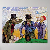 Vincent Van Gogh - The Drinkers - Fine Art ポスター (正面)