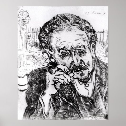 Vincent van Gogh | The Man with the Pipe ポスター (正面)