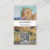 Vincent van Gogh - The Old Mill - QRコード 名刺 (正面)