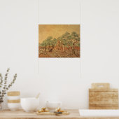 Vincent van Gogh | The Olive Grove, 1889 ポスター (キッチン)