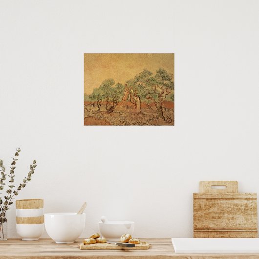 Vincent van Gogh | The Olive Grove, 1889 ポスター (キッチン)