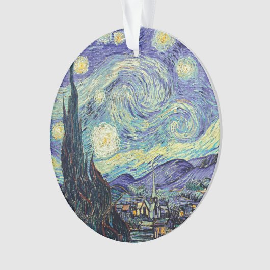 Vincent Van Gogh The Starry Night    オーナメント (正面)