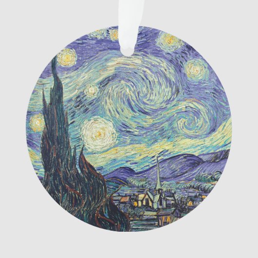 Vincent Van Gogh The Starry Night    オーナメント (正面)