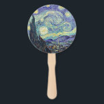 Vincent Van Gogh The Starry Night    ハンドファン<br><div class="desc">Vincent Van Gogh The Starry Night. This is an old masterpiece from the dutch master painter Vincent Van Gogh was a dutch post impressionist painter.  This image is in the public domain.</div>