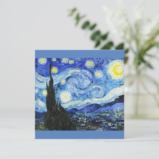 Vincent Van Gogh, The Starry Night painting シーズンカード (スタンド正面)