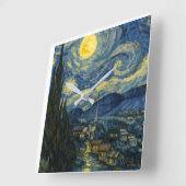 Vincent van Gogh The Starry Night Wall Clock スクエア壁時計 (傾斜)