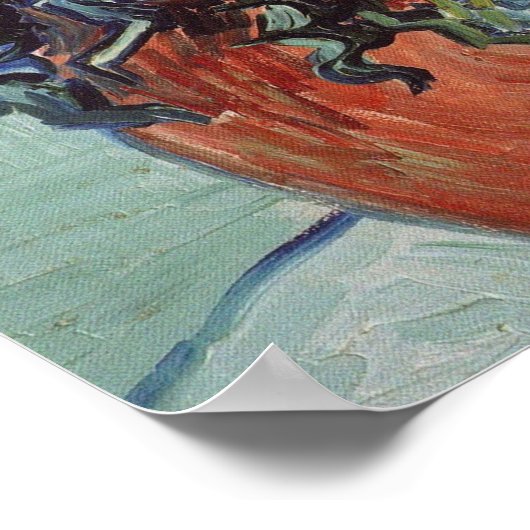 Vincent Van Gogh - Vase with Flowers and Thistles, ポスター (角)