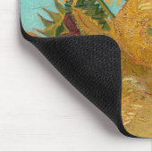 Vincent Van Gogh - Vase with Twelve Sunflowers マウスパッド (コーナー)