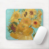 Vincent Van Gogh - Vase with Twelve Sunflowers マウスパッド (マウス)