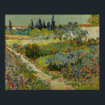 Vincent Van Gogh Vintage Garden at Arles ポスター<br><div class="desc">A charming print of "Garden at Arles" an oil on canvas painting created in 1888 by Vincent van Gogh. Vincent van Gogh (1853 – 1890) was a Dutch Post-Impressionist painter who in just over a decade created approximately 2, 100 paintings including about 860 oil paintings, most of which were created...</div>