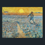 Vincent Van Gogh Vintage Sower at Sunset ポスター<br><div class="desc">A charming print of "Sower at Sunset" an oil on canvas painting created in 1888 by Vincent van Gogh. Vincent van Gogh (1853 – 1890) was a Dutch Post-Impressionist painter who in just over a decade created approximately 2, 100 paintings including about 860 oil paintings, most of which were created...</div>