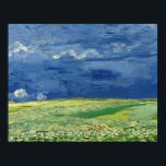 Vincent van Gogh - Wheatfield under Thunderclouds ポスター<br><div class="desc">Wheatfield under Thunderclouds by Vincent van Gogh, 1890. Vincent van Gogh was a Dutch Post-Impressionist painter who is among the most famous and influential figures in the history of Western art. In just over a decade he created approximately 2100 artworks, including around 860 oil paintings, most of them in the...</div>