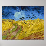 Vincent Van Gogh Wheatfield with Crows ポスター<br><div class="desc">Vincent Van Gogh Wheatfield with Crows Poster. Vincent Van Gogh Painting</div>