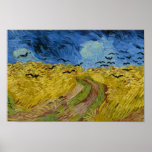 Vincent van Gogh - Wheatfield with Crows ポスター<br><div class="desc">Wheatfield with Crows by Vincent van Gogh, 1890. Vincent van Gogh was a Dutch Post-Impressionist painter who is among the most famous and influential figures in the history of Western art. In just over a decade he created approximately 2100 artworks, including around 860 oil paintings, most of them in the...</div>