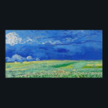 Vincent van Gogh - Wheatfields under Thunderclouds ポスター<br><div class="desc">Wheatfields under Thunderclouds - Vincent van Gogh,  1890</div>