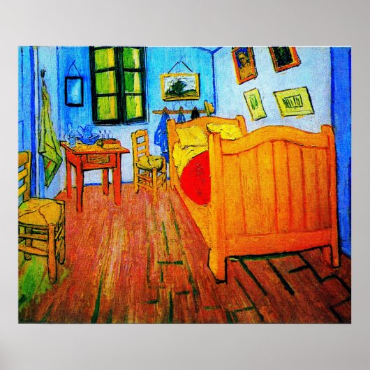 Vincent Van Gogh's bedroom in Arles ポスター (正面)