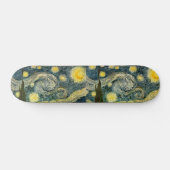 Vincent van Gogh's The Starry Night (1889) スケートボード (横)