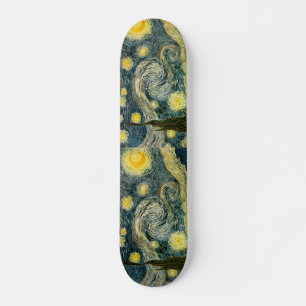 Vincent van Gogh's The Starry Night (1889) スケートボード