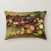 Vincent van Hollyhocksによる花瓶ゴッホ アクセントクッション (正面)