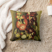 Vincent van Hollyhocksによる花瓶ゴッホ クッション (ブランケット)