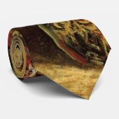 Vincent van Hollyhocksによる花瓶ゴッホ ネクタイ (ロール)