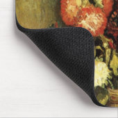 Vincent van Hollyhocksによる花瓶ゴッホ マウスパッド (コーナー)