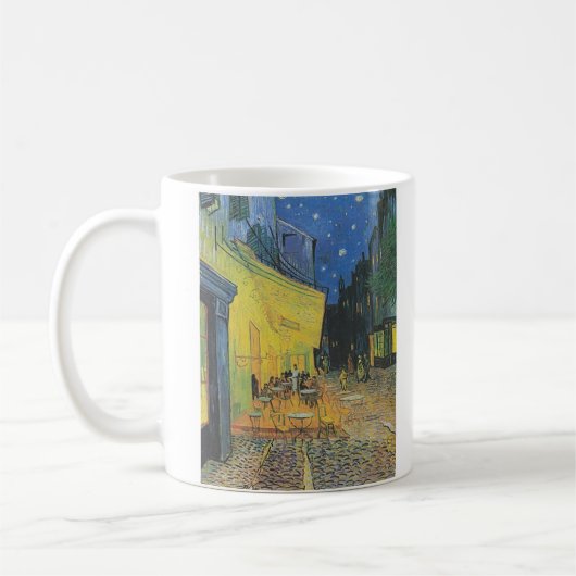 Vincent Willem van Gogh 夜のカフェテラス コーヒーマグカップ (左)