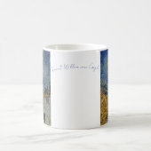 Vincent Willem van Gogh　糸杉と星の見える道 コーヒーマグカップ (中央)