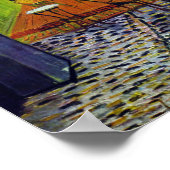 Vincent Willem van Gogh - Cafe Terrace at Night ポスター (角)