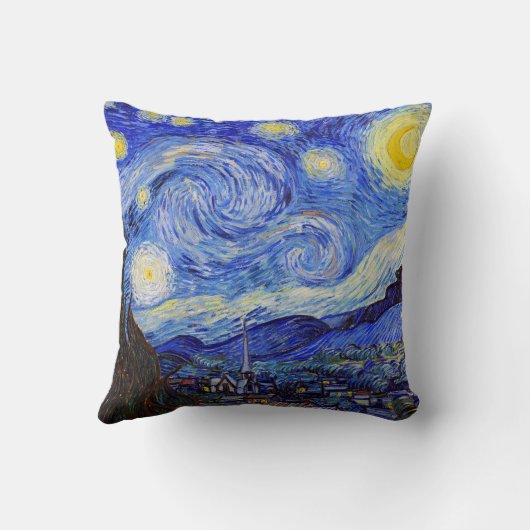 Vincent Willem van Gogh , “ Starry Night ” クッション (裏面)